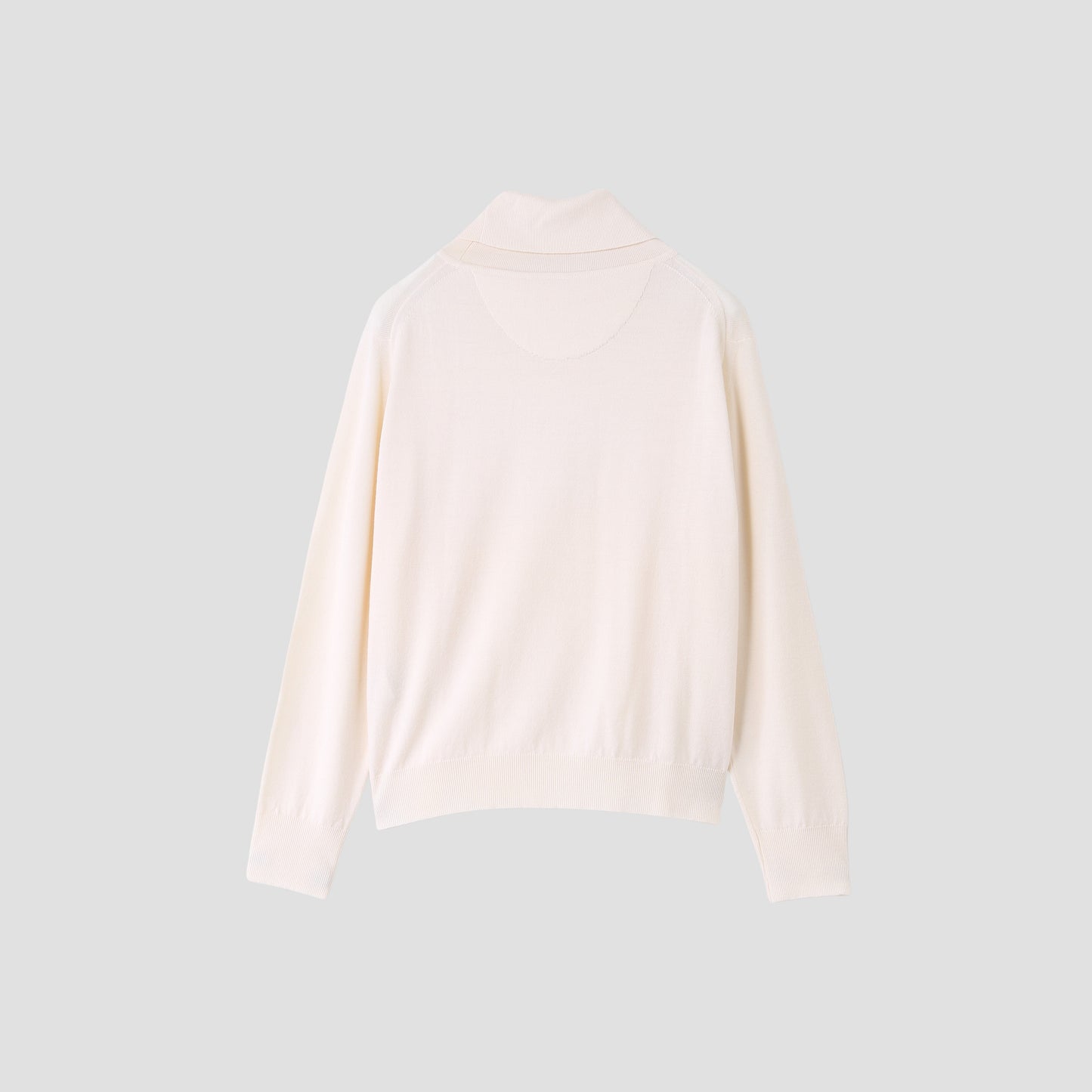 FINE WOOL TURTLE NECK KNIT