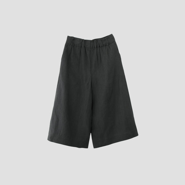 COATED LINEN PLAINWEAVE TROUSERS