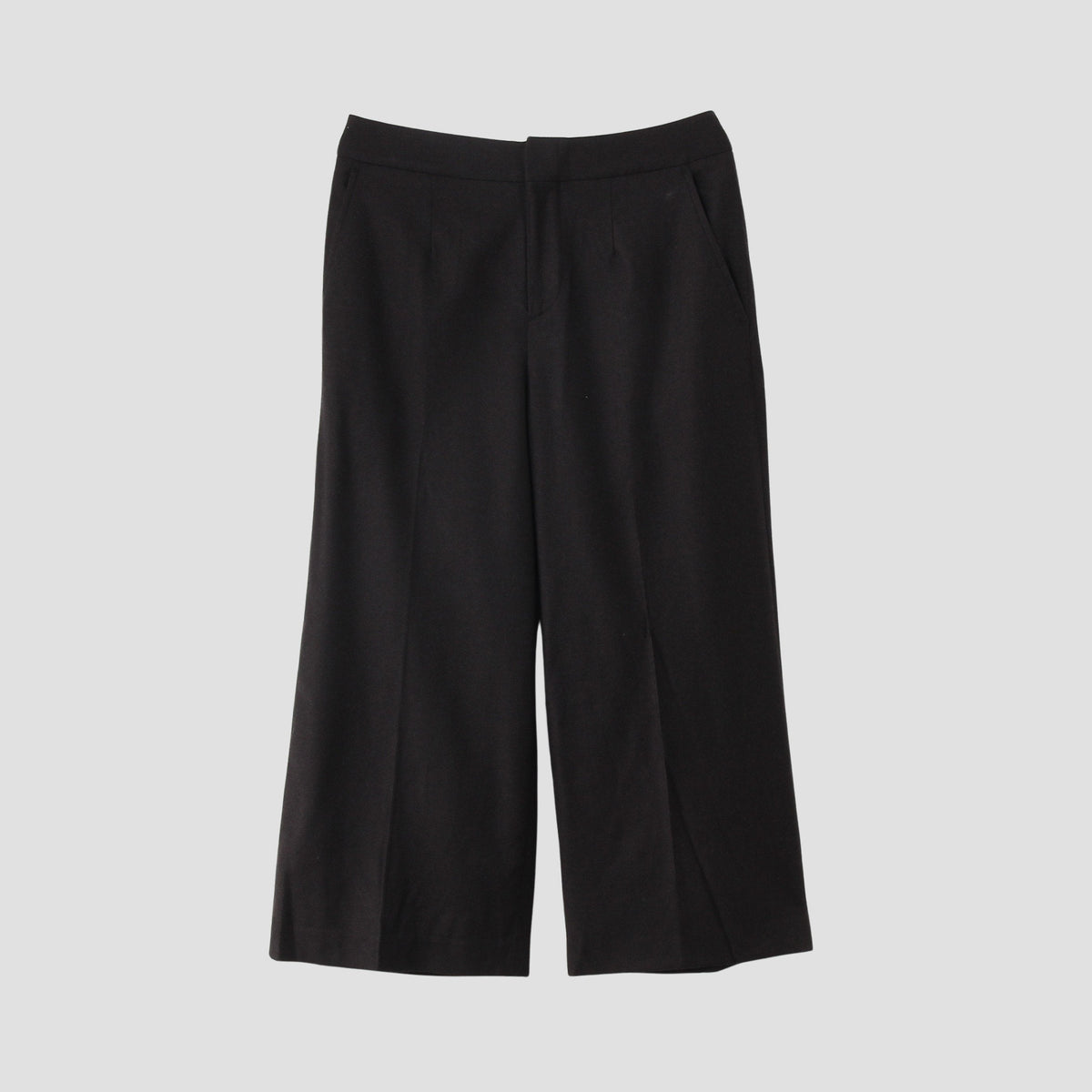 FINE WOOL FLANNEL TROUSERS