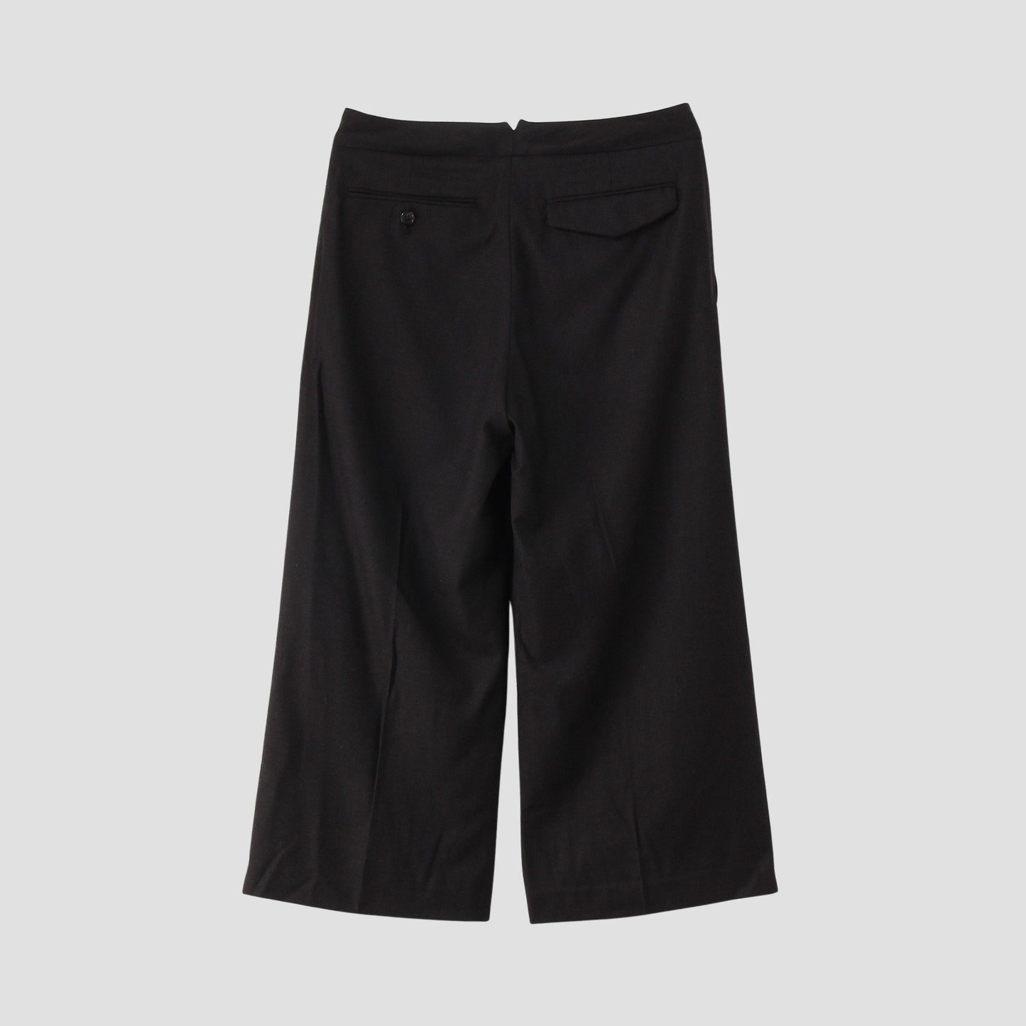 FINE WOOL FLANNEL TROUSERS