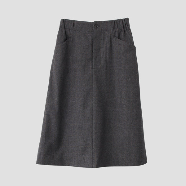 FLANNEL WOOL SKIRT