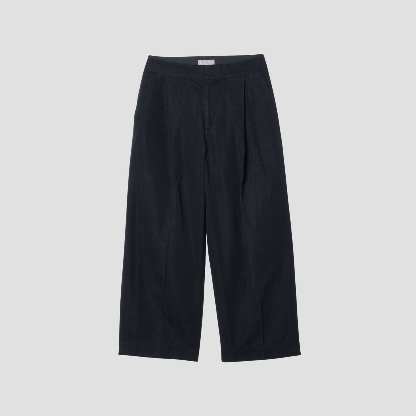 COTTON LINEN TWILL TROUSERS