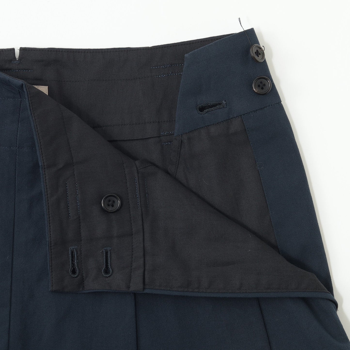 COMPACT COTTON TROUSERS