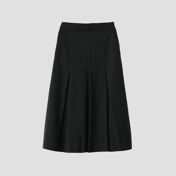 FINE WOOL FLANNEL SKIRT