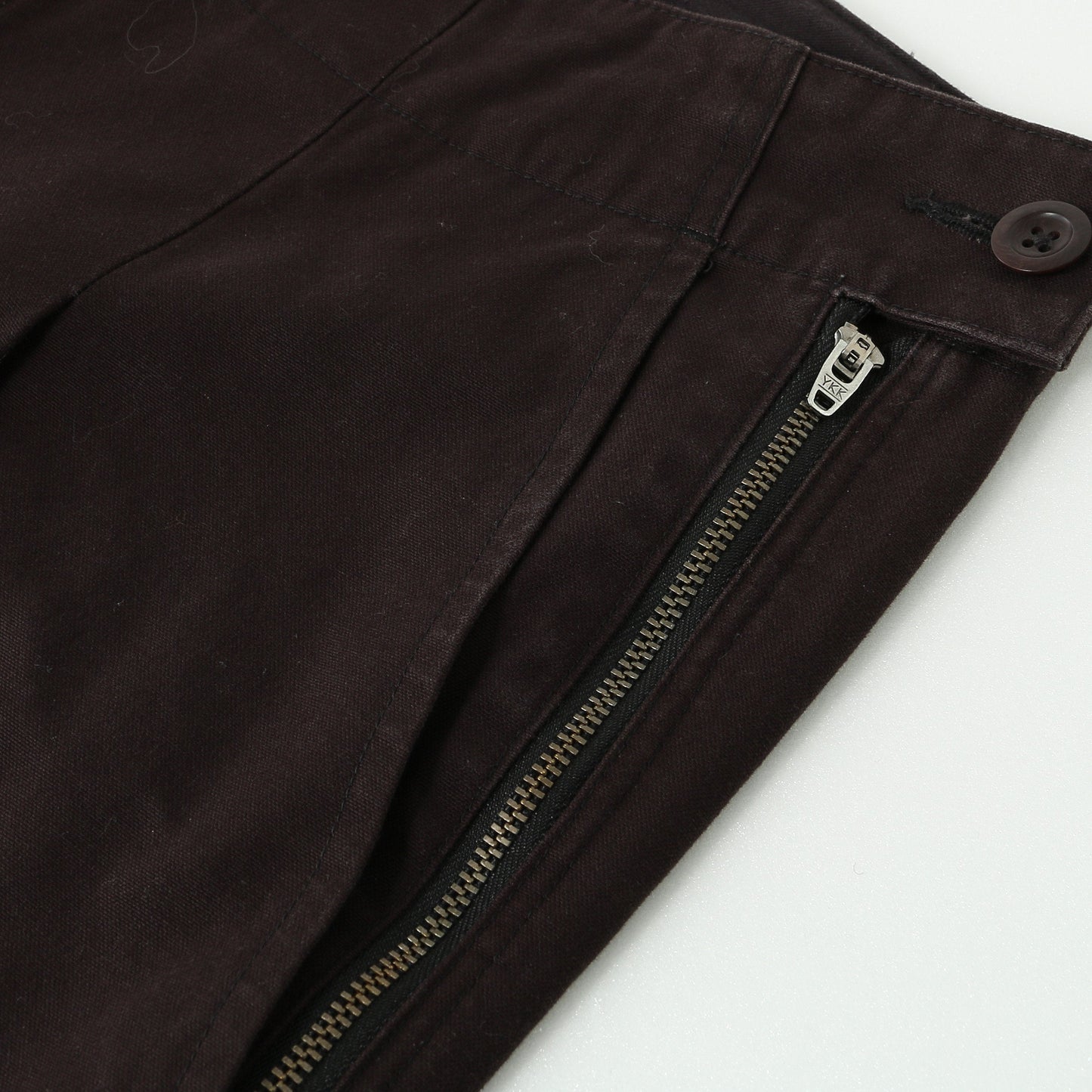 DRY NATURAL COTTON CANVAS TROUSERS