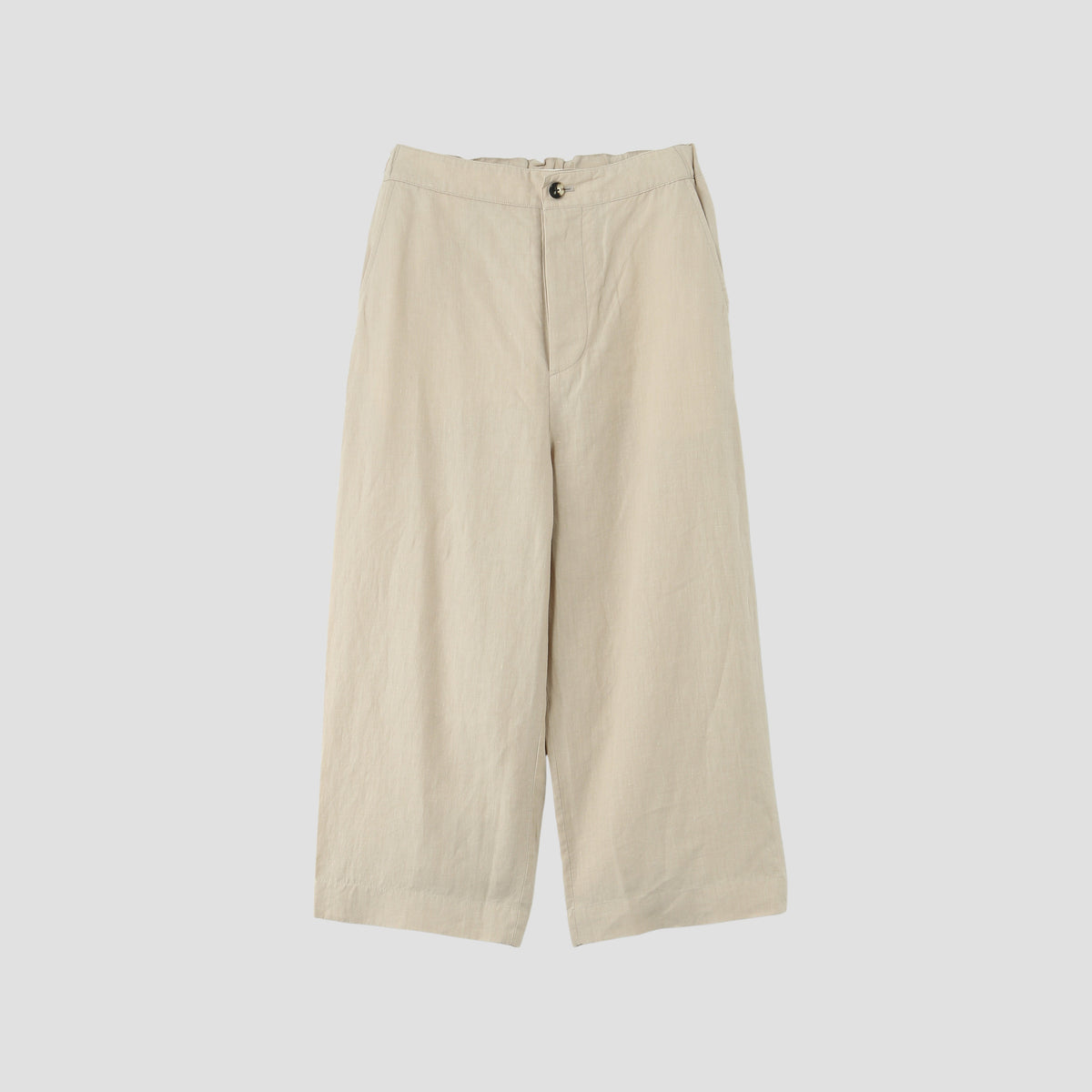 HIGH DENSE LINEN TROUSERS