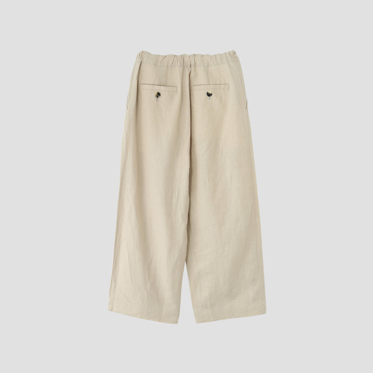 HIGH DENSE LINEN TROUSERS