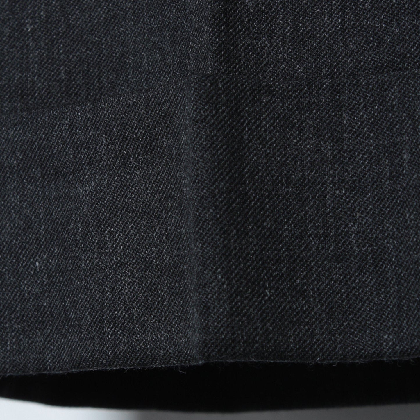 FINE WOOL TWILL TROUSERS