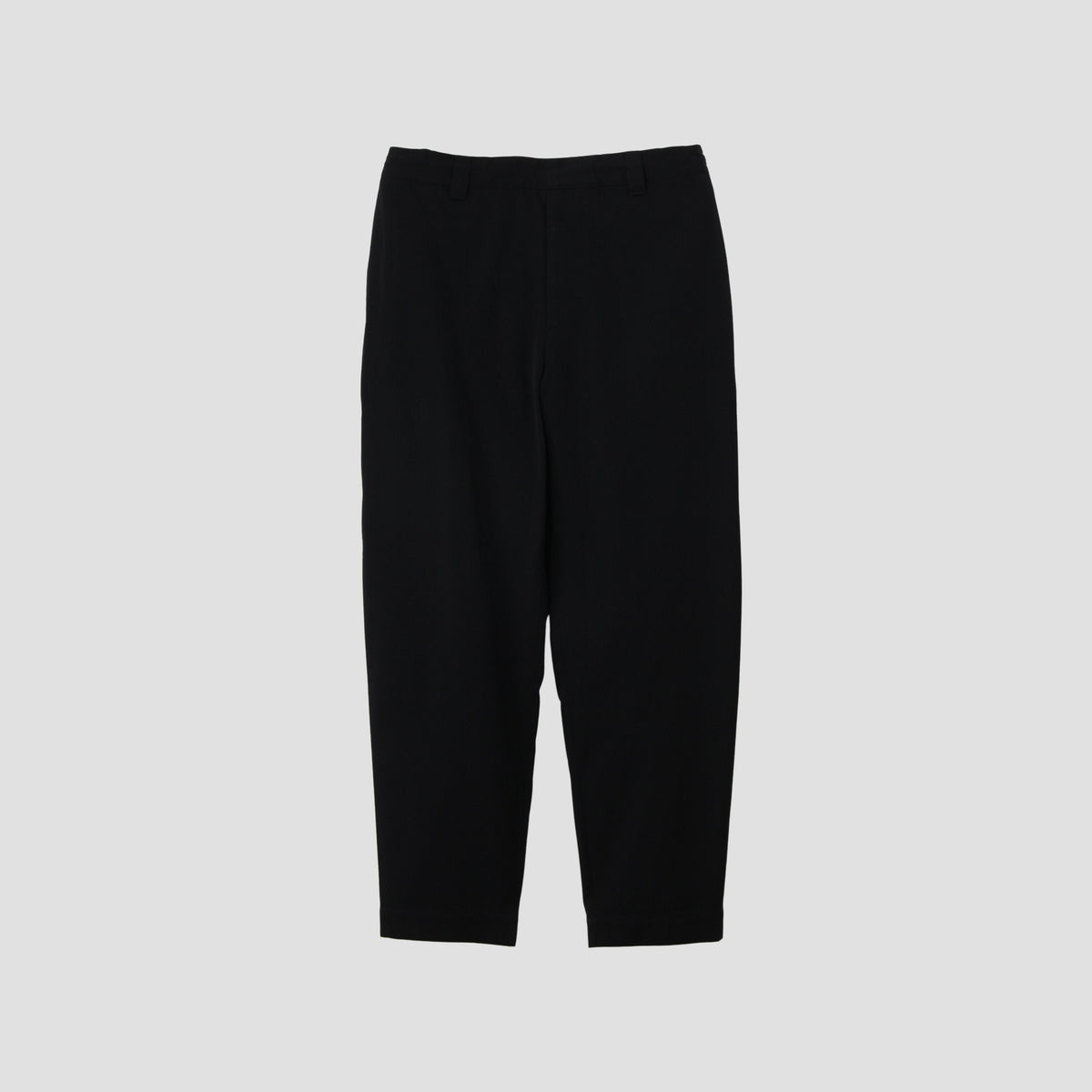 WOOL COTTON TWILL TROUSERS