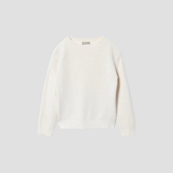 WOOL COTTON JUMPER KNIT