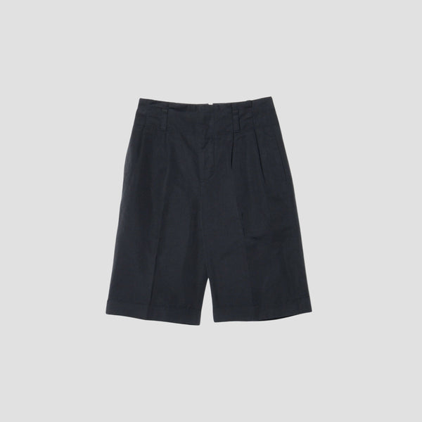 COTTON LINEN CANVAS TROUSERS