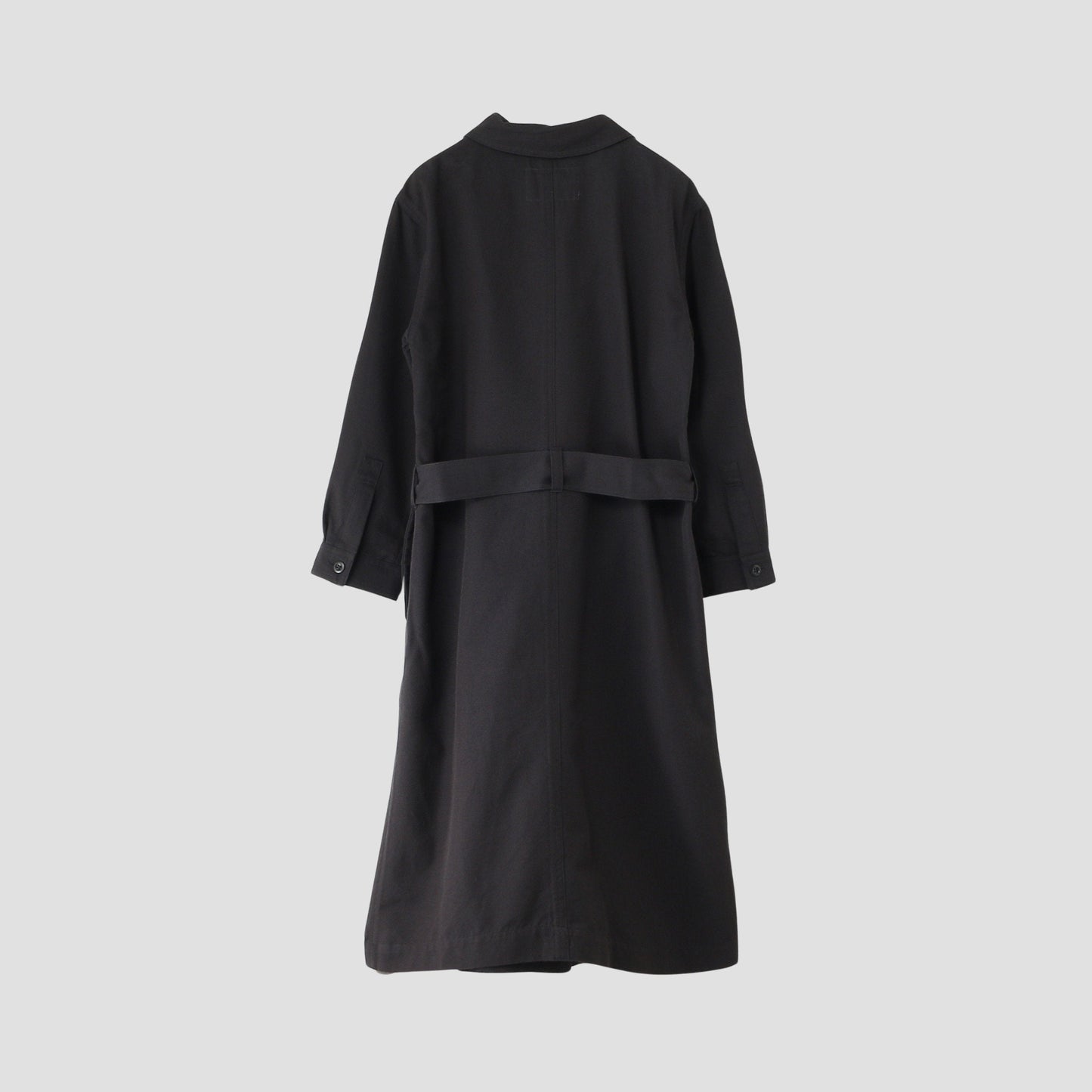 WOOL COTTON TWILL DRESS