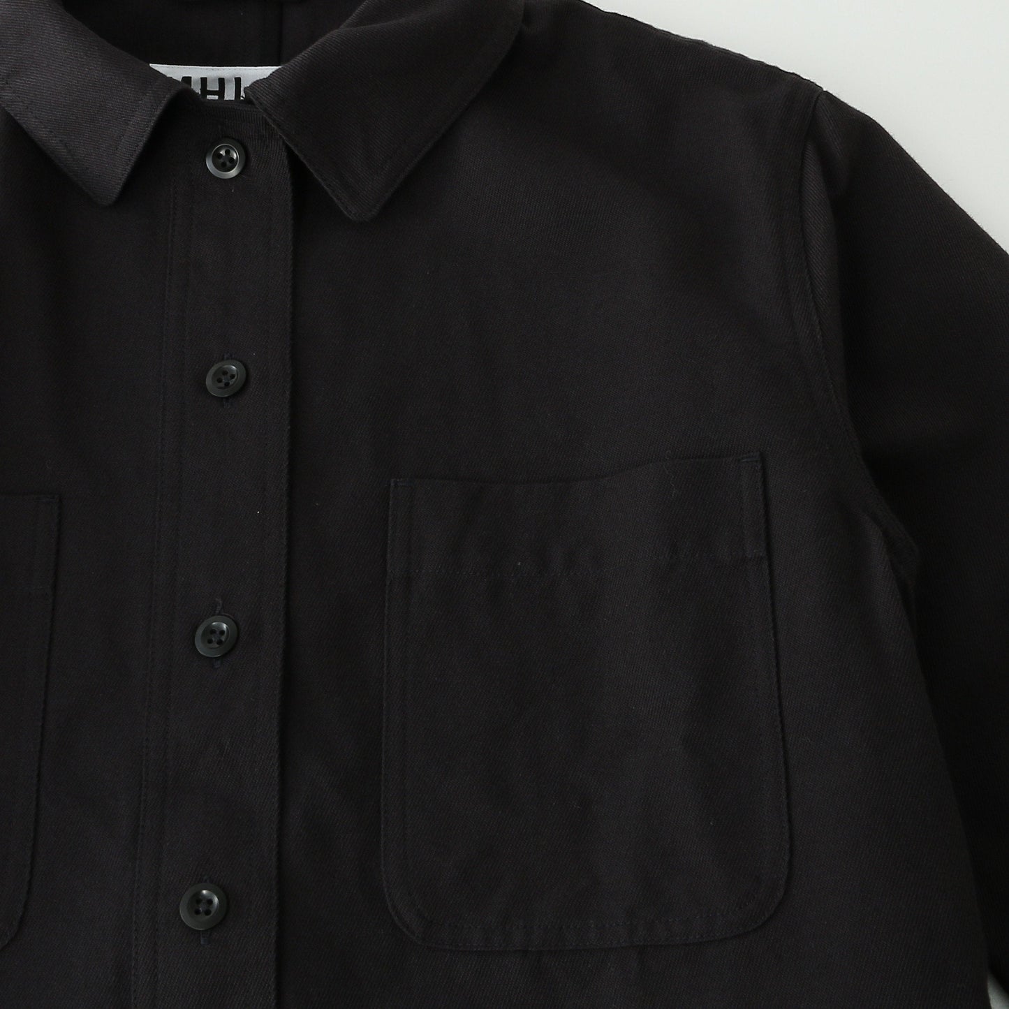 WOOL COTTON TWILL DRESS