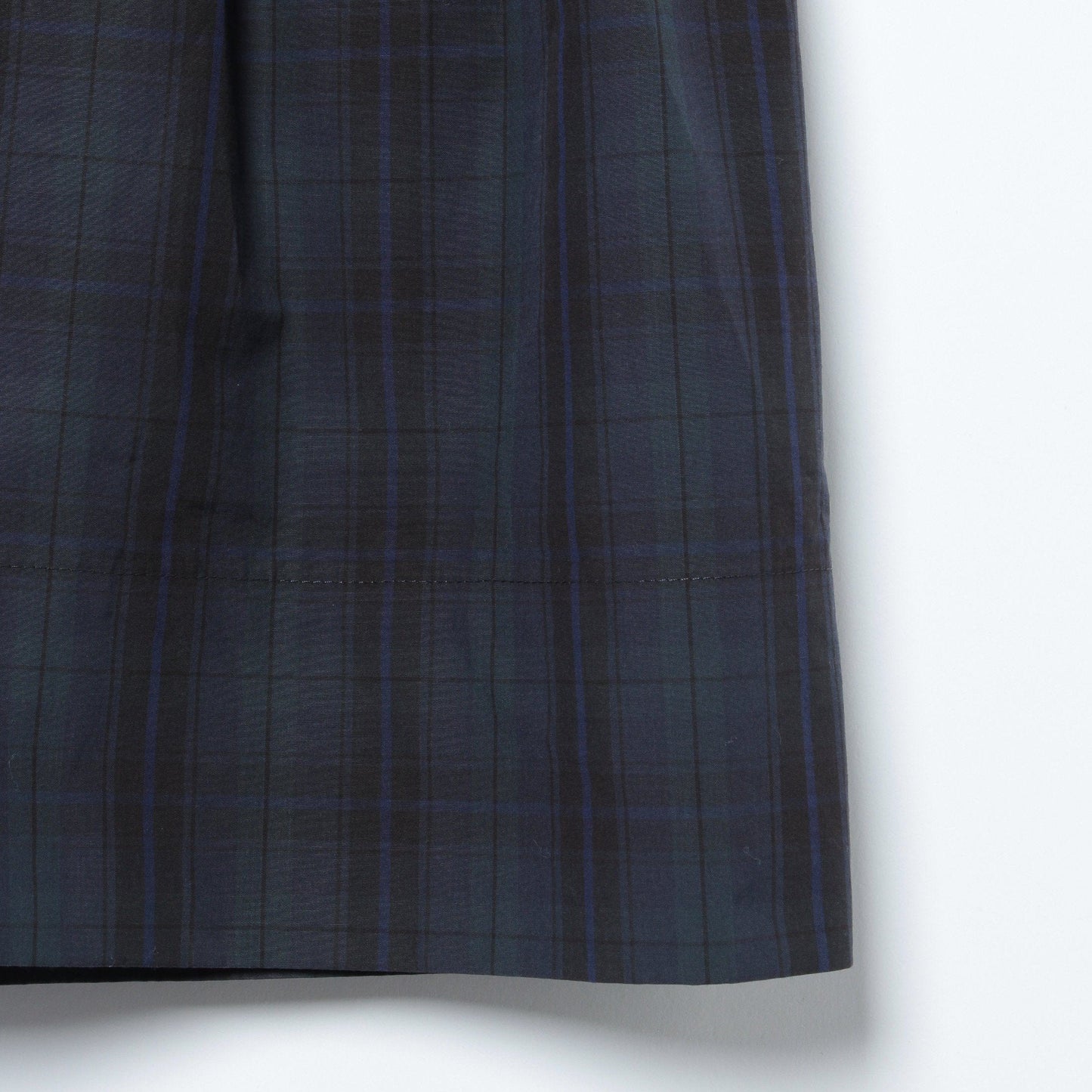 TARTAN POPLIN COTTON DRESS