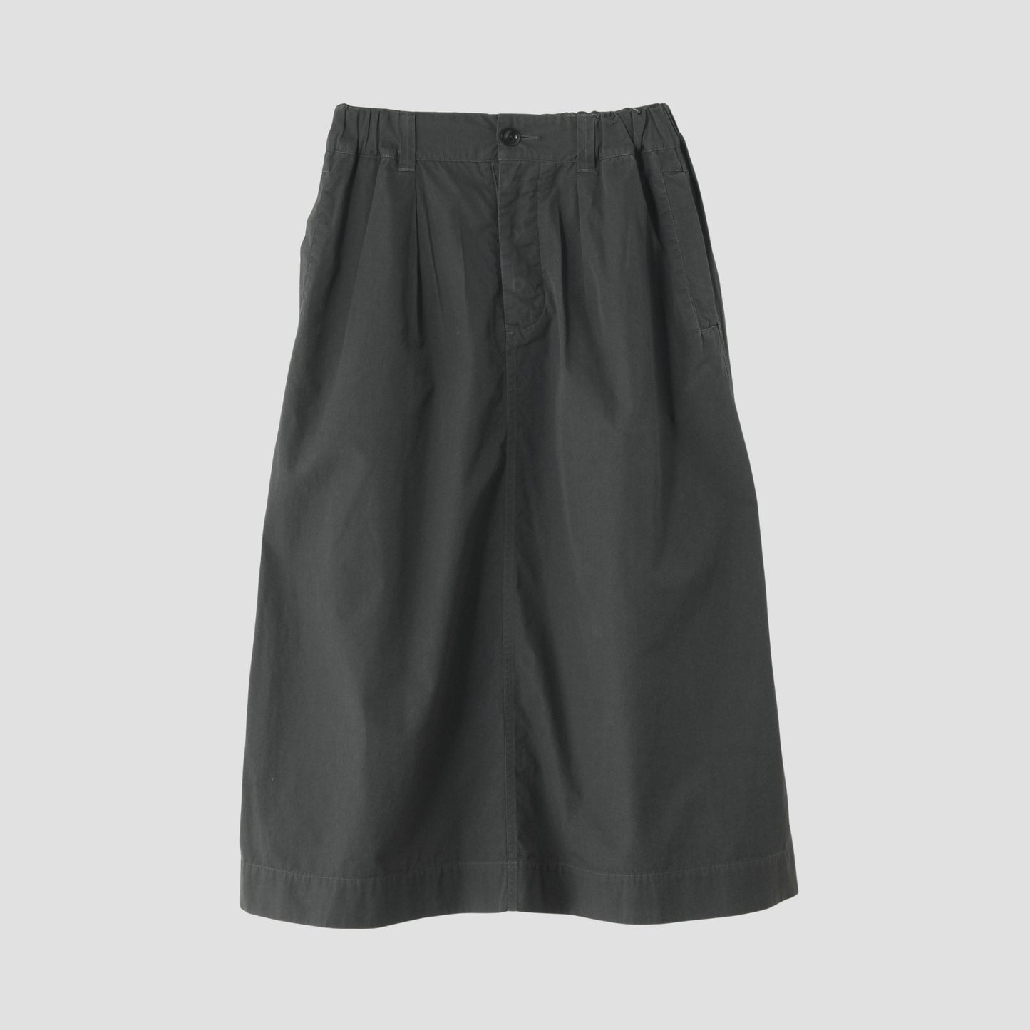 FINE COMPACT POPLIN SKIRT