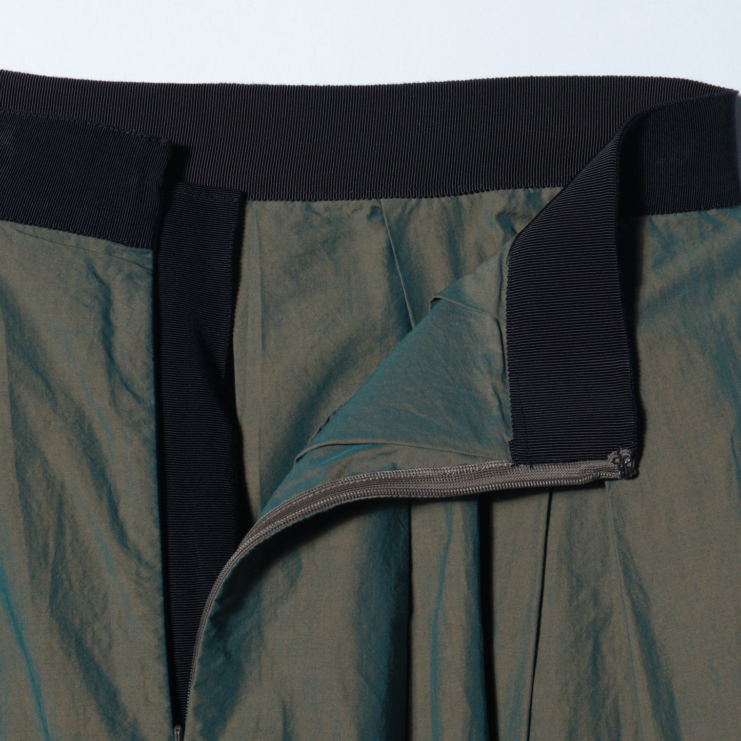 YARN DYED COTTON POPLIN SKIRT