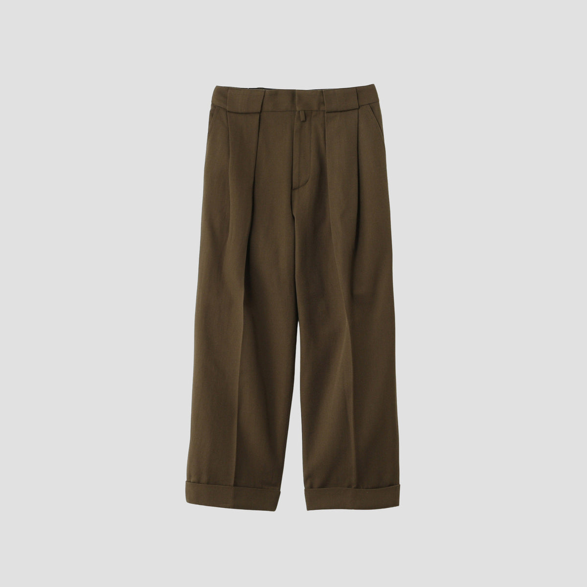 WOOL COTTON TROUSERS