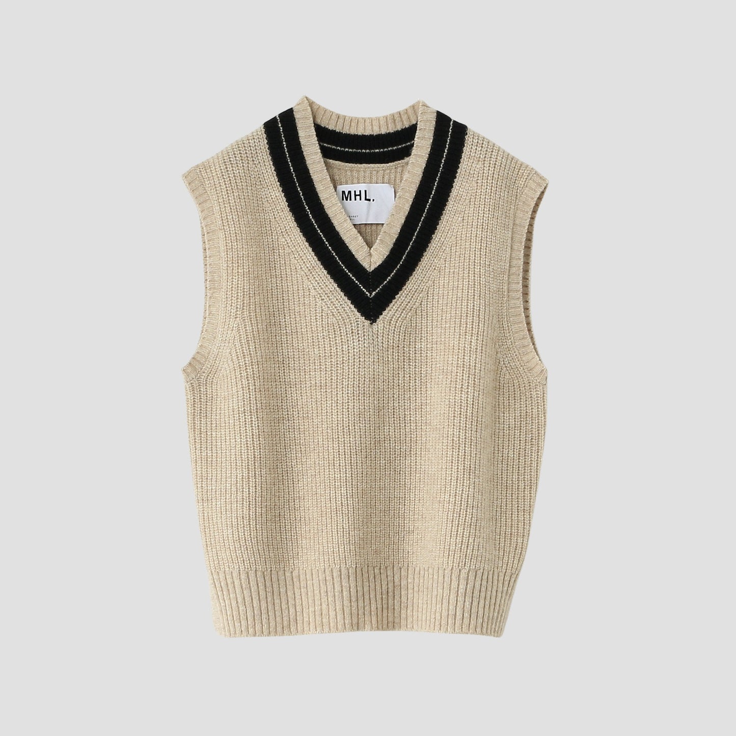 TOUGH WOOL RIB KNIT