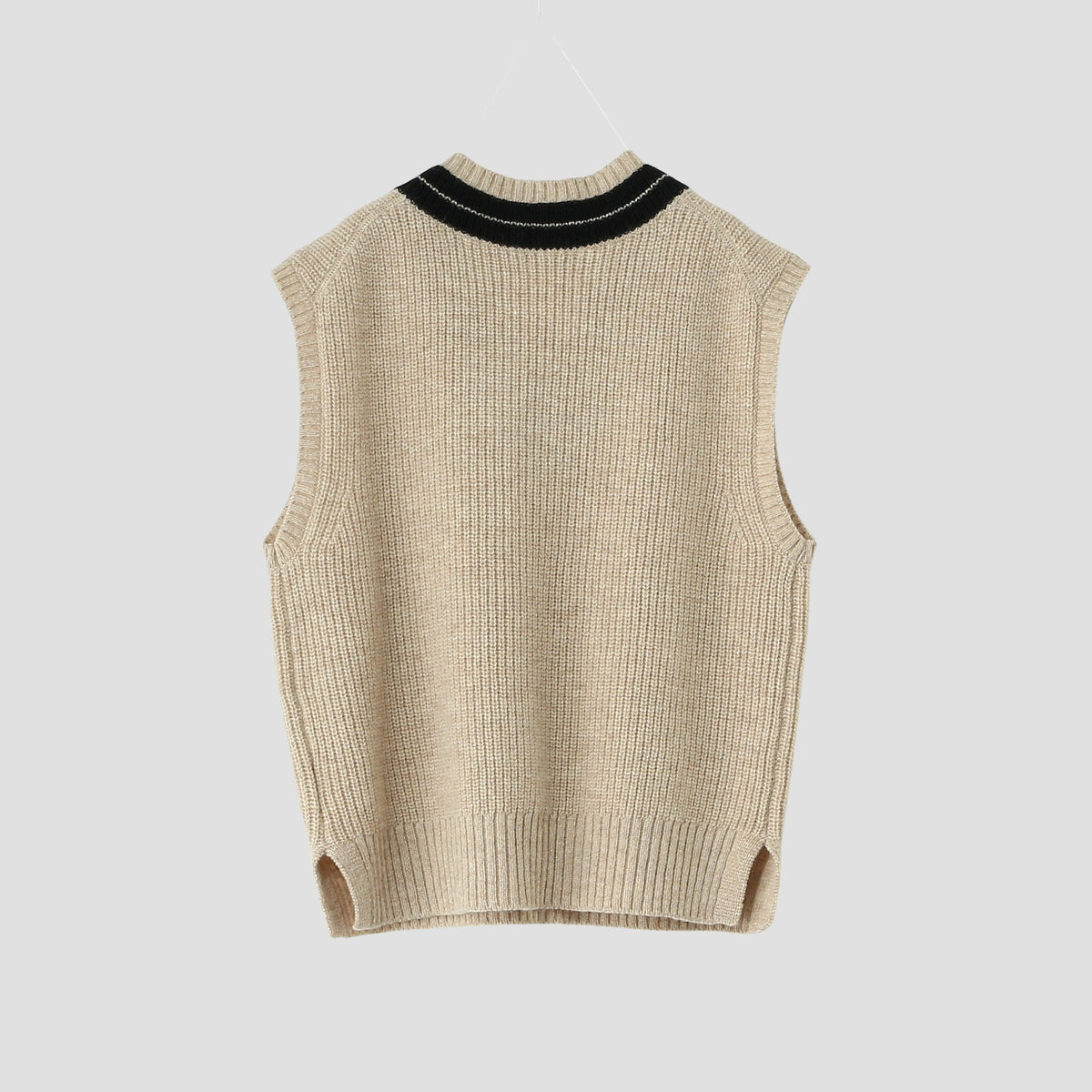 TOUGH WOOL RIB KNIT