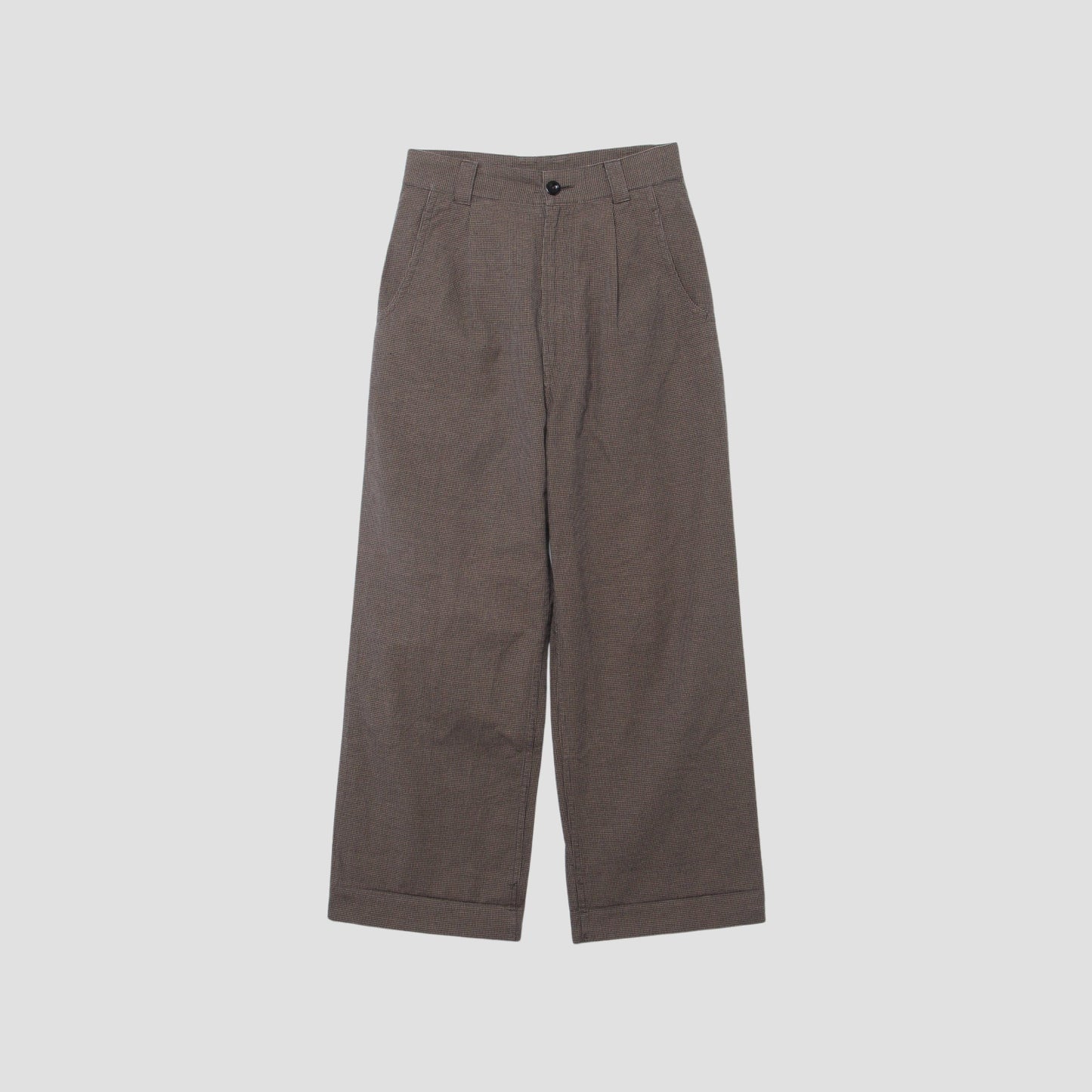 WORKWEAR COTTON LINEN TROUSERS