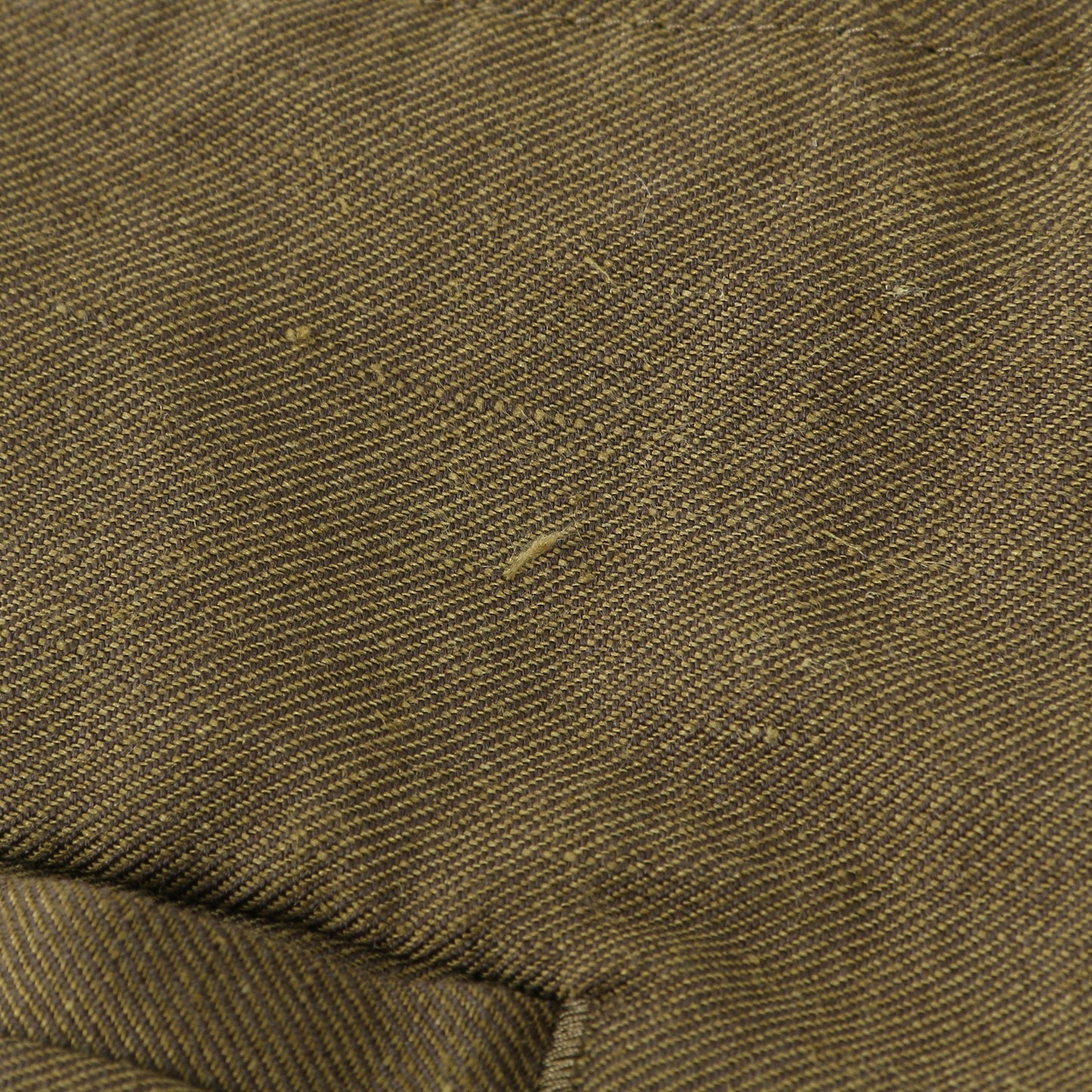 LINEN WOOL TWILL TROUSERS