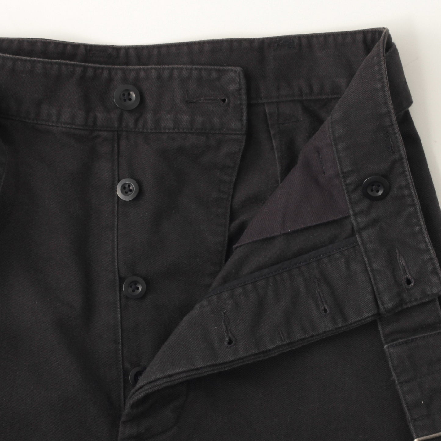WASHED COTTON DRILL TROUSERS