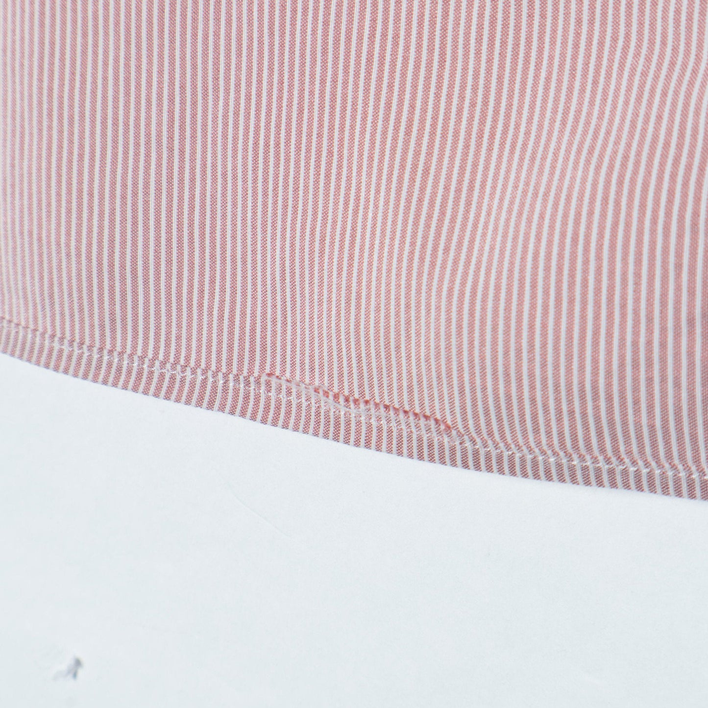 SILK COTTON NARROW STRIPE SHIRT
