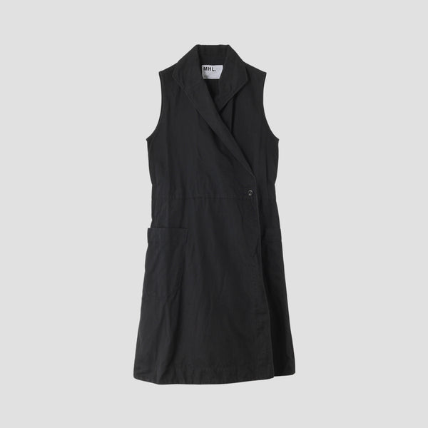 COTTON LINEN DRILL DRESS