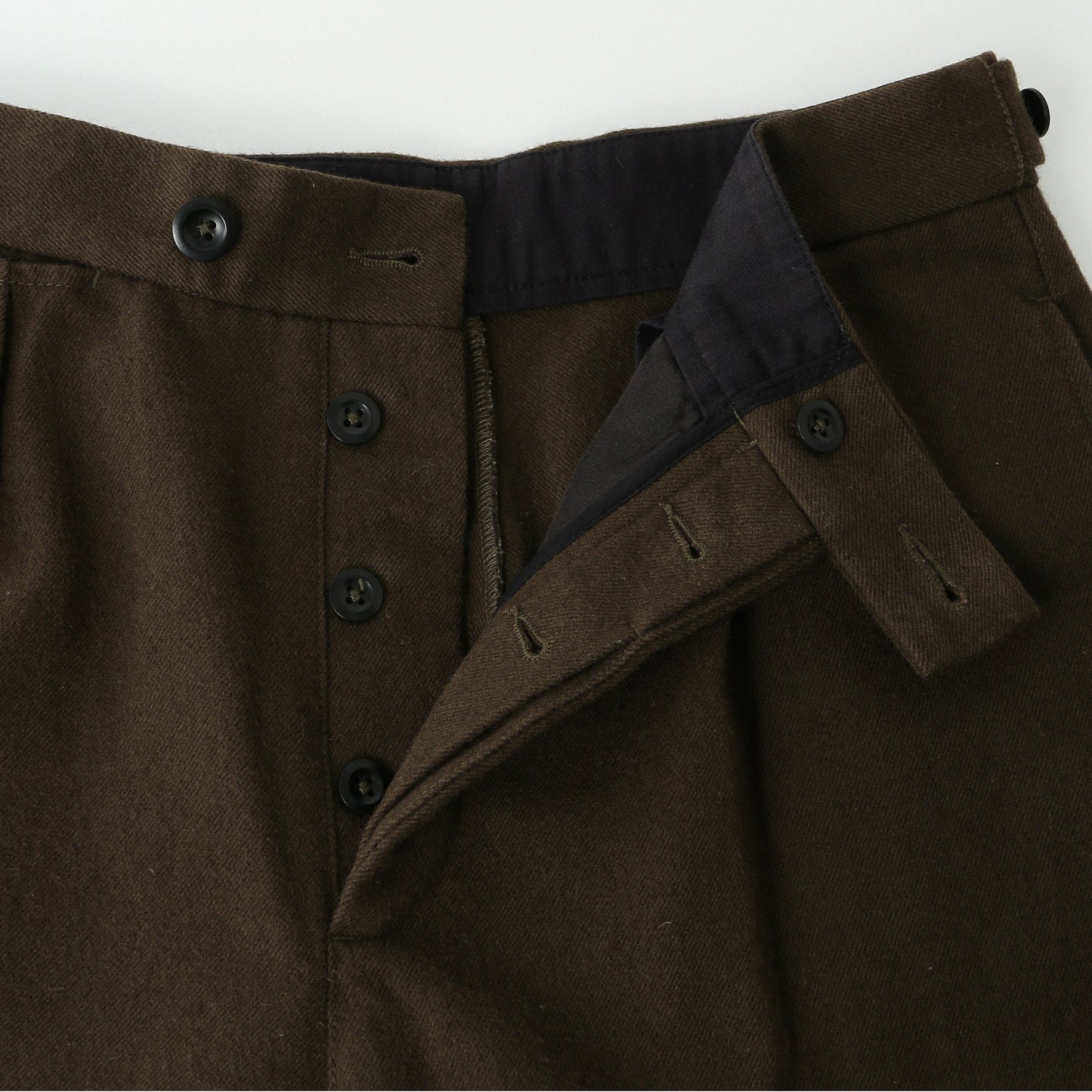 WOOL COTTON DRILL TROUSERS