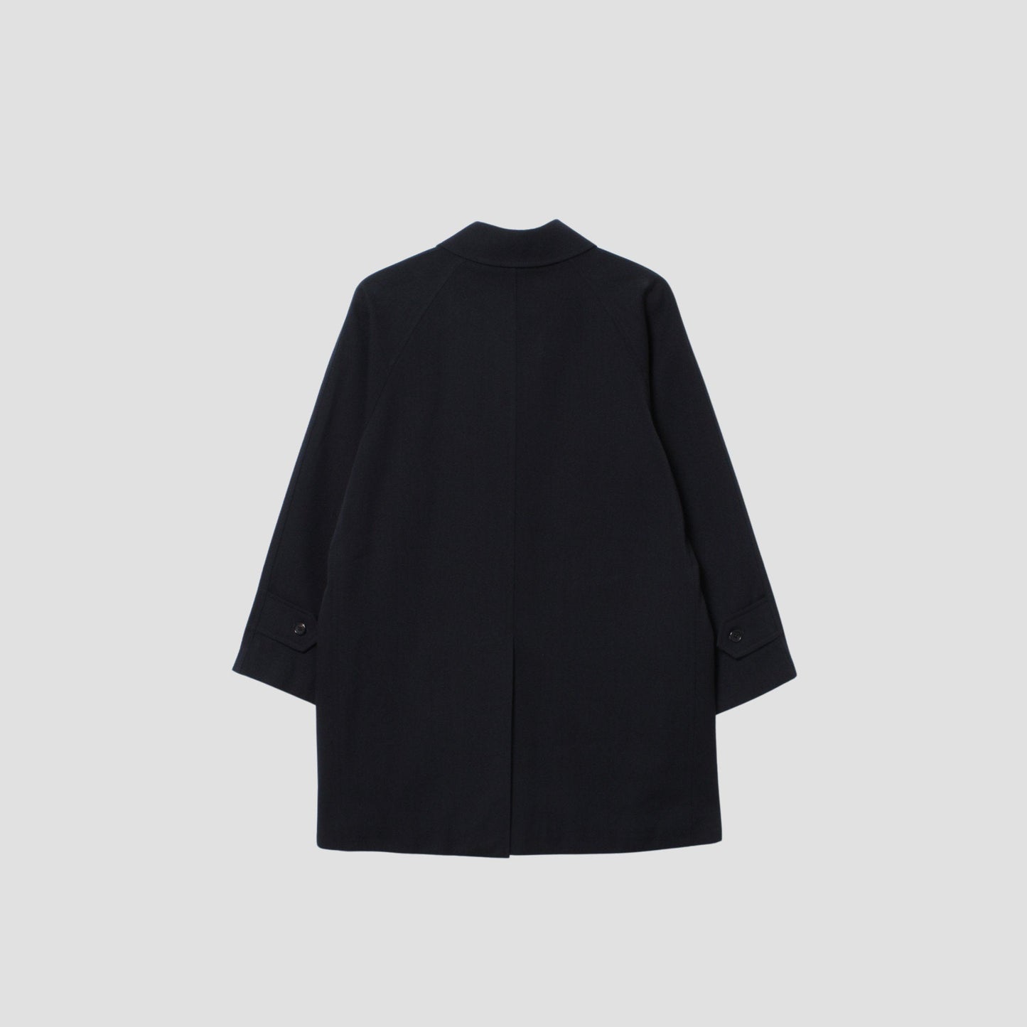 WOOL COTTON GABARDINE COAT