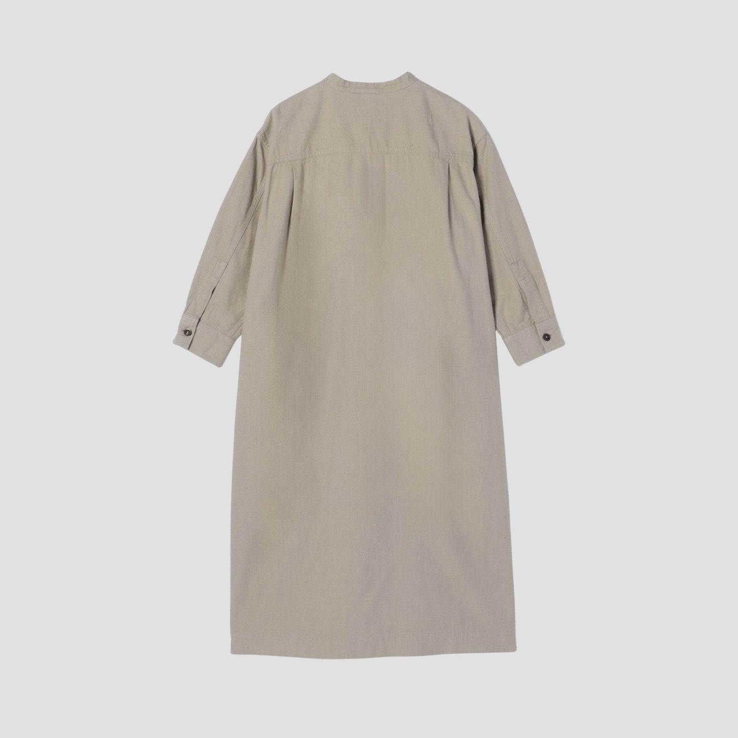 WORN COTTON WOOL TWILL DRESS