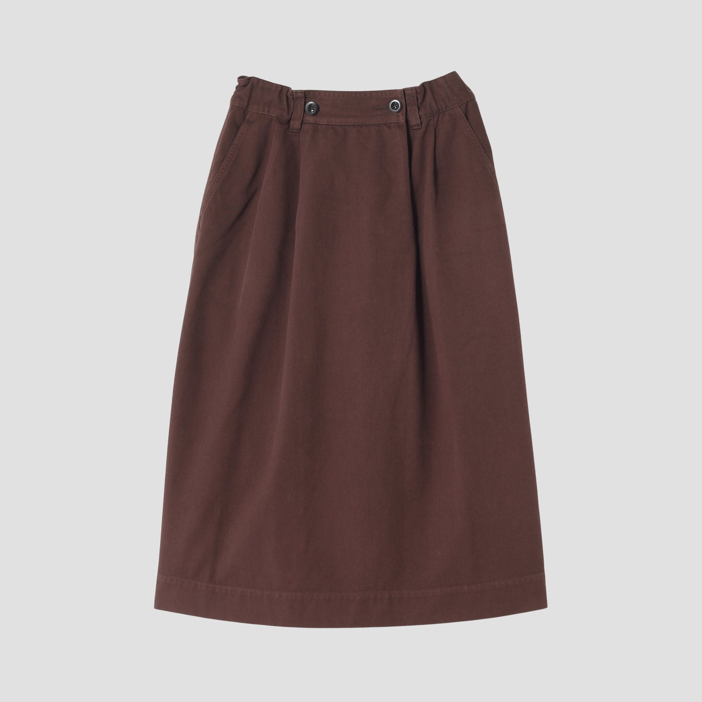 SOFT TWISTED YARN COTTON SKIRT