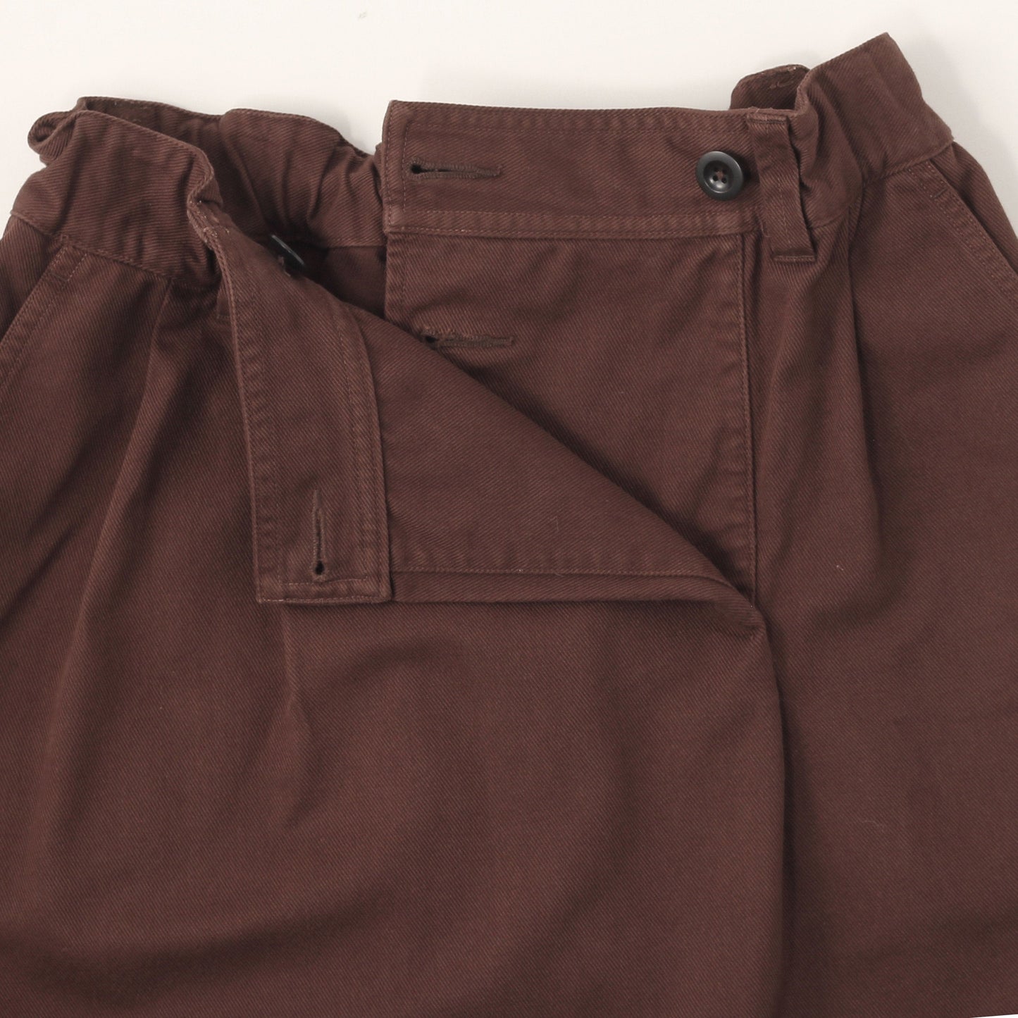 SOFT TWISTED YARN COTTON SKIRT