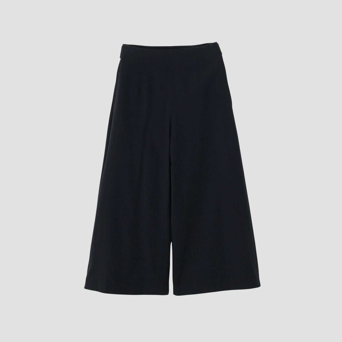 WASHED COTTON WOOL TROUSERS