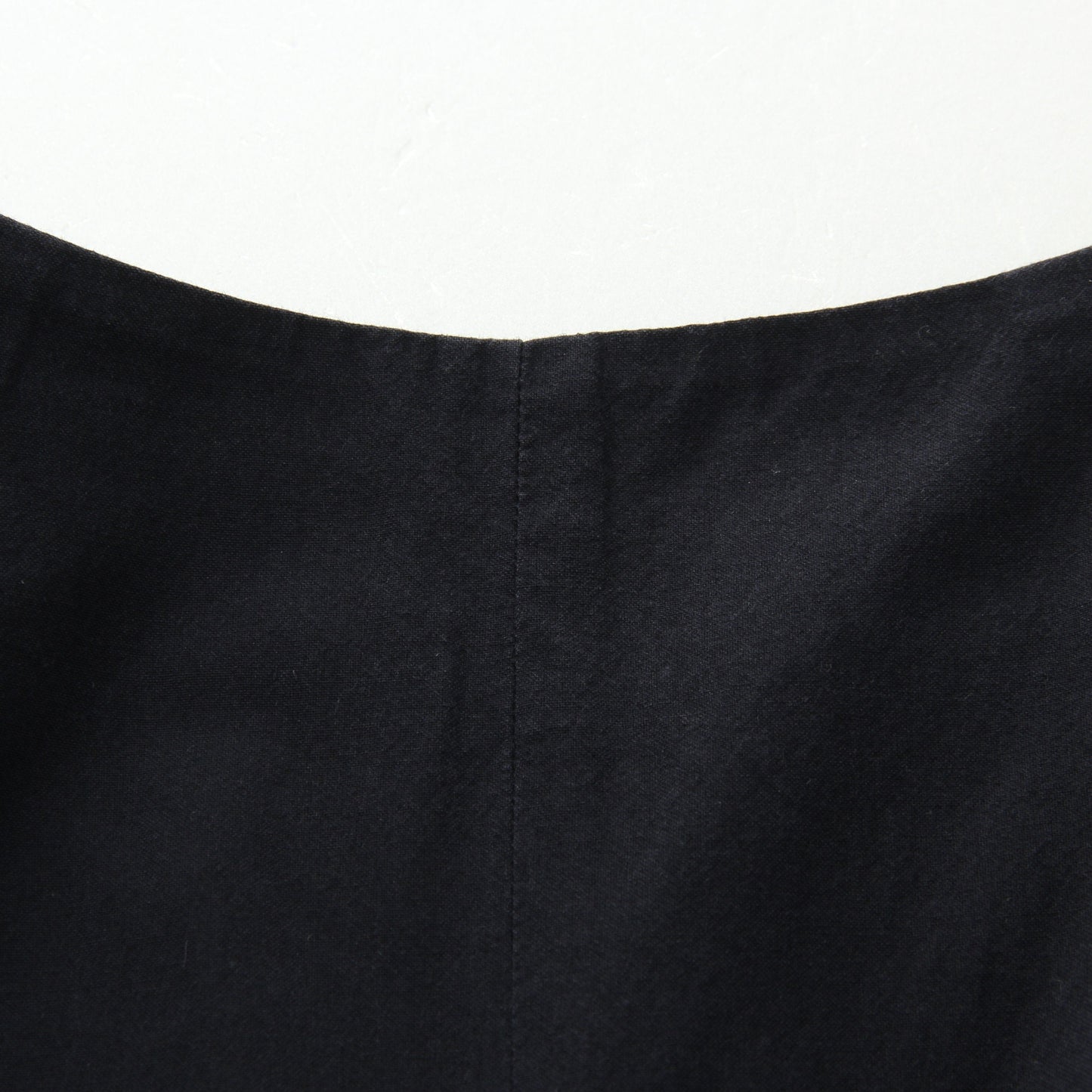 WASHED COTTON WOOL TROUSERS