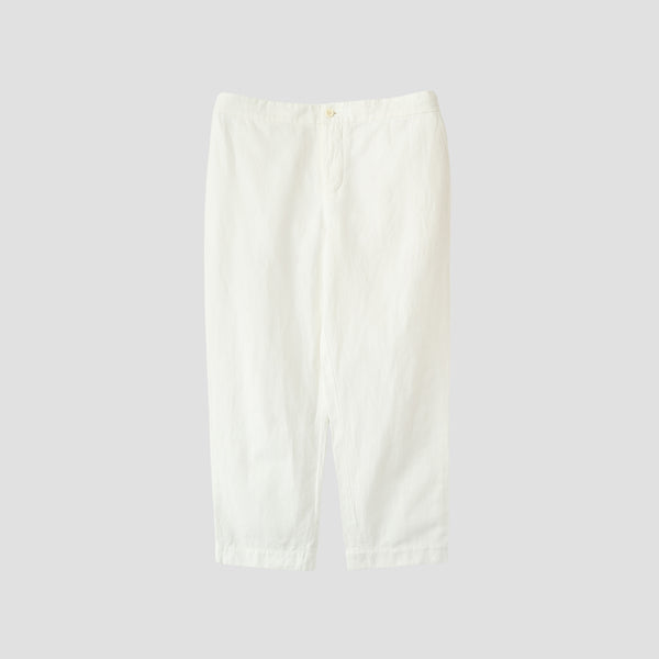 HIGH TWIST COTTON LINEN TROUSERS