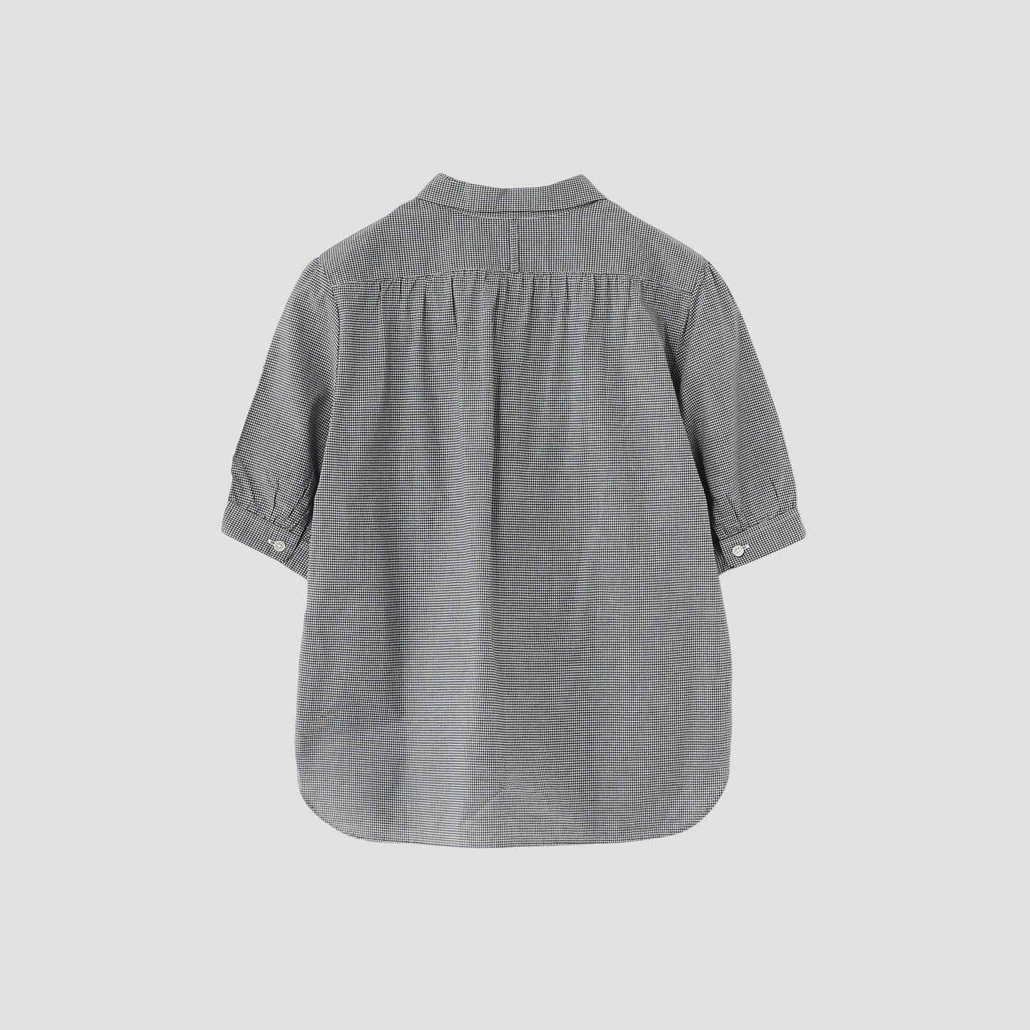 COTTON LINEN CHECK SHIRT