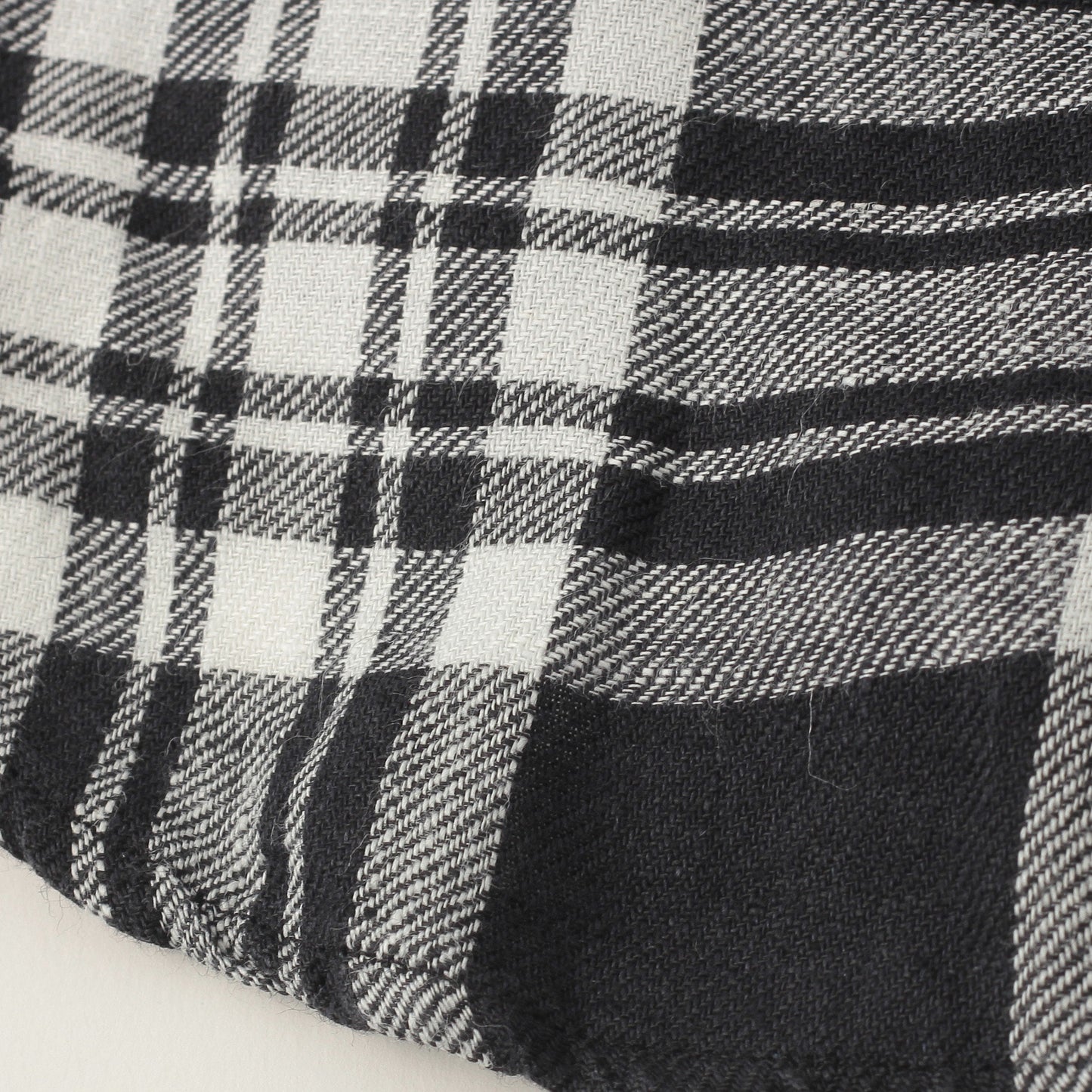 OVERSIZED LINEN CHECK SHIRT