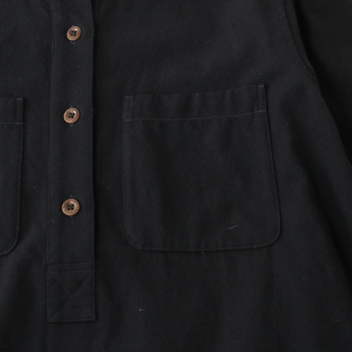 WOOL COTTON TWILL DRESS