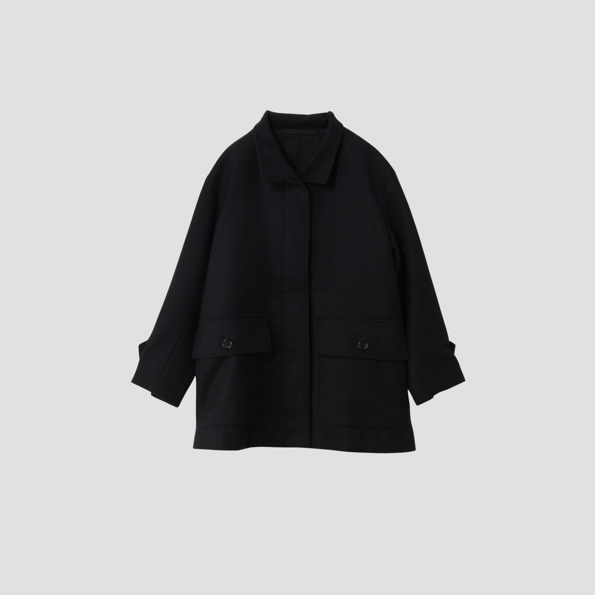 MILLED SERGE COAT