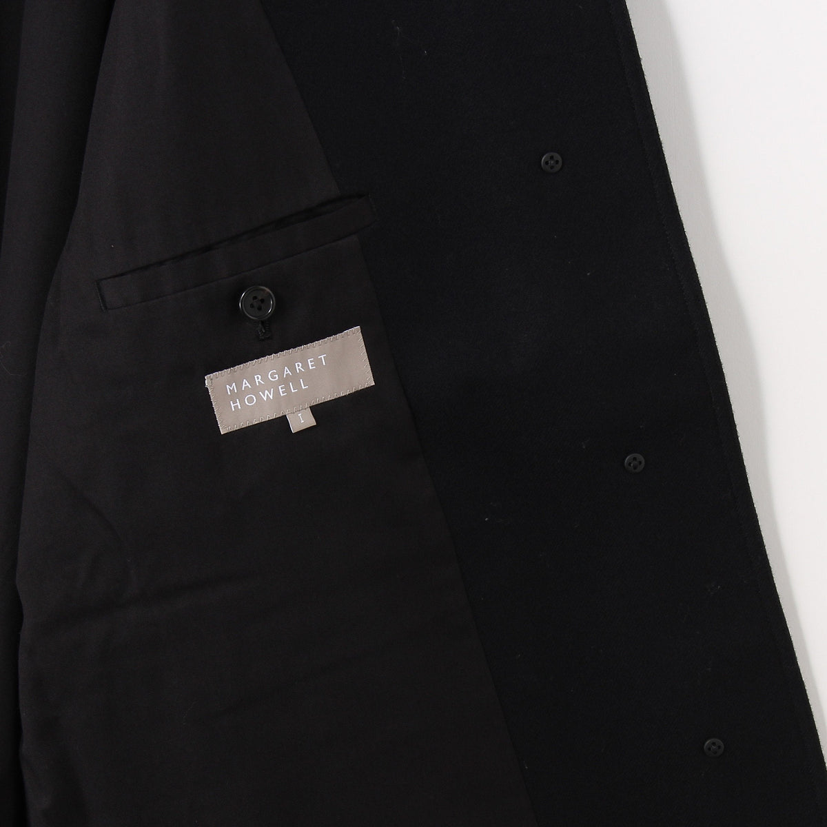 MILLED SERGE COAT