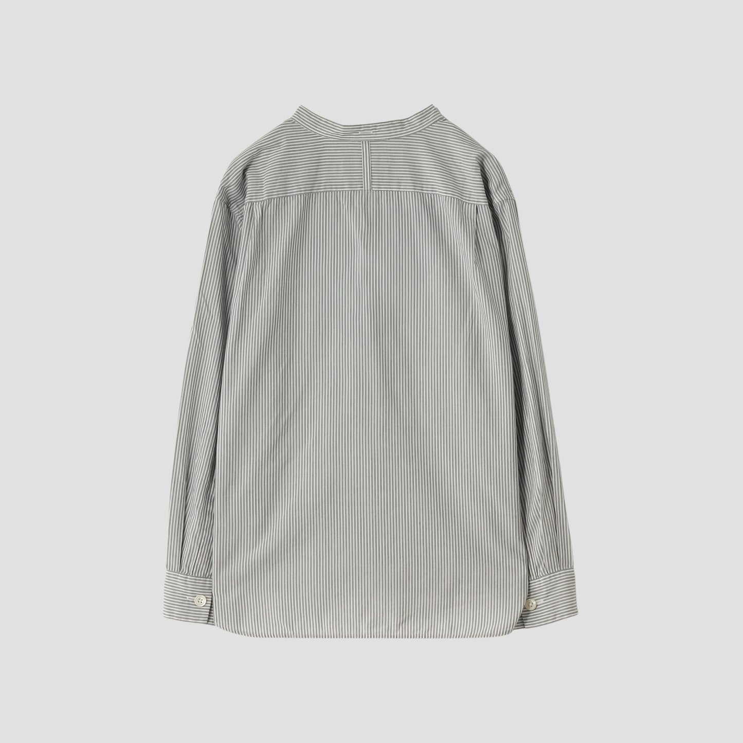 SILK COTTON STRIPE SHIRT