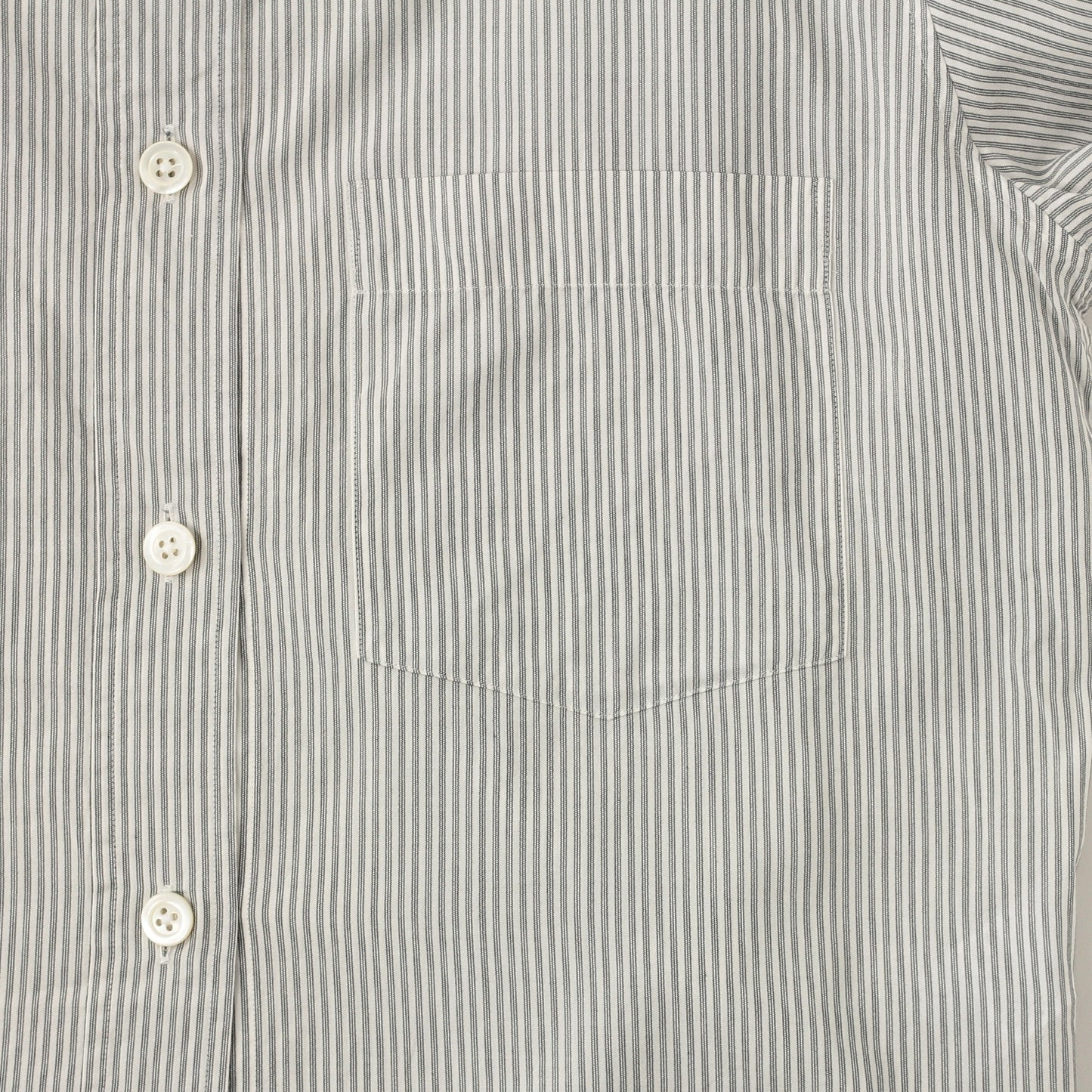 SILK COTTON STRIPE SHIRT