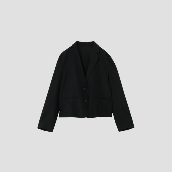 WOOL LINEN POPLIN JACKET