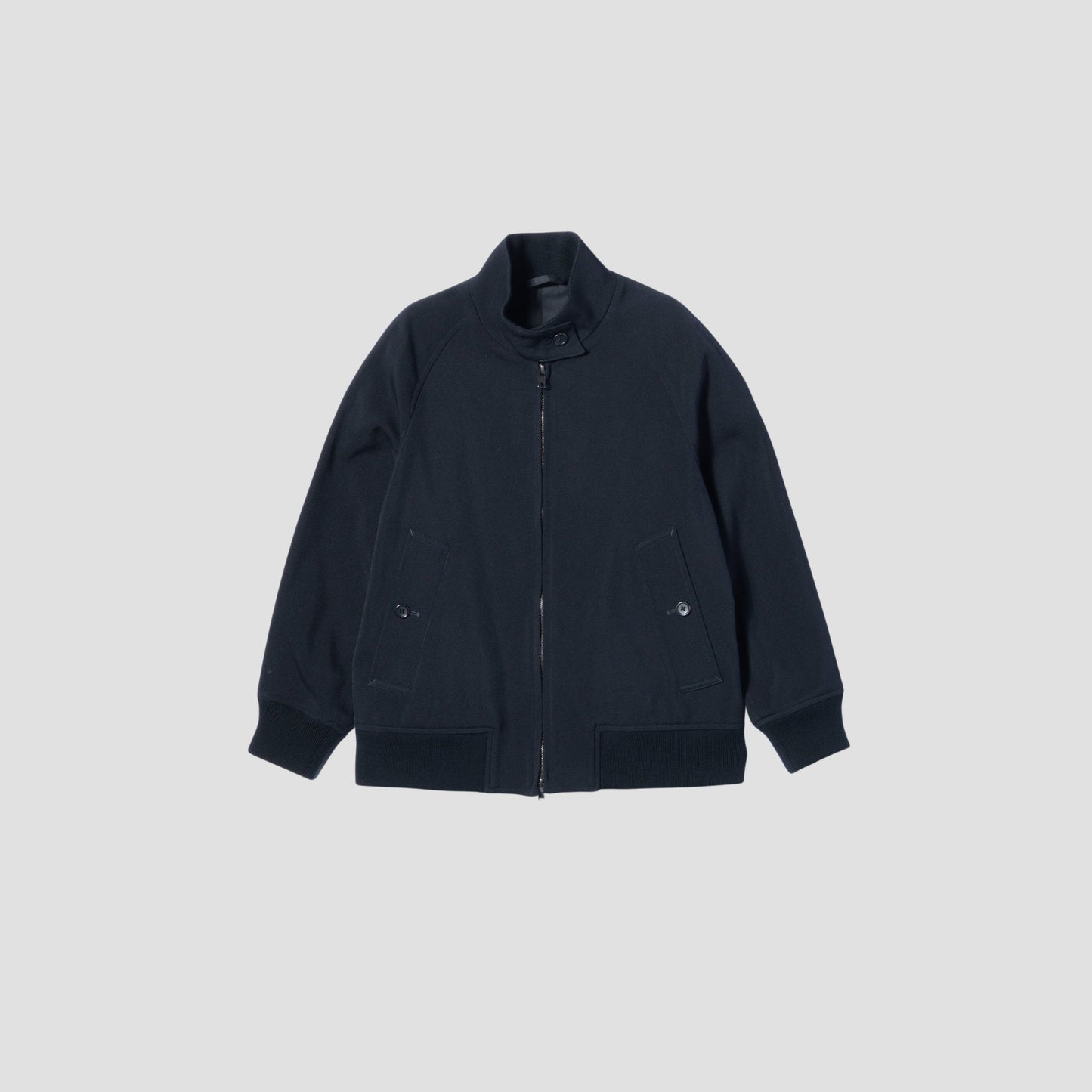 WOOL COTTON WHIPCORD BLOUSON