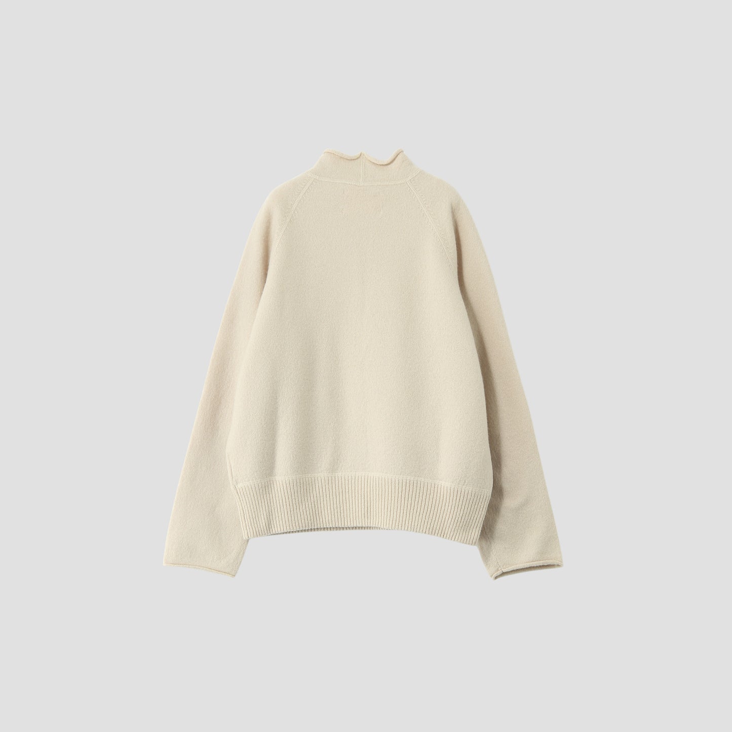 FELTED ROUGH WOOL KNIT