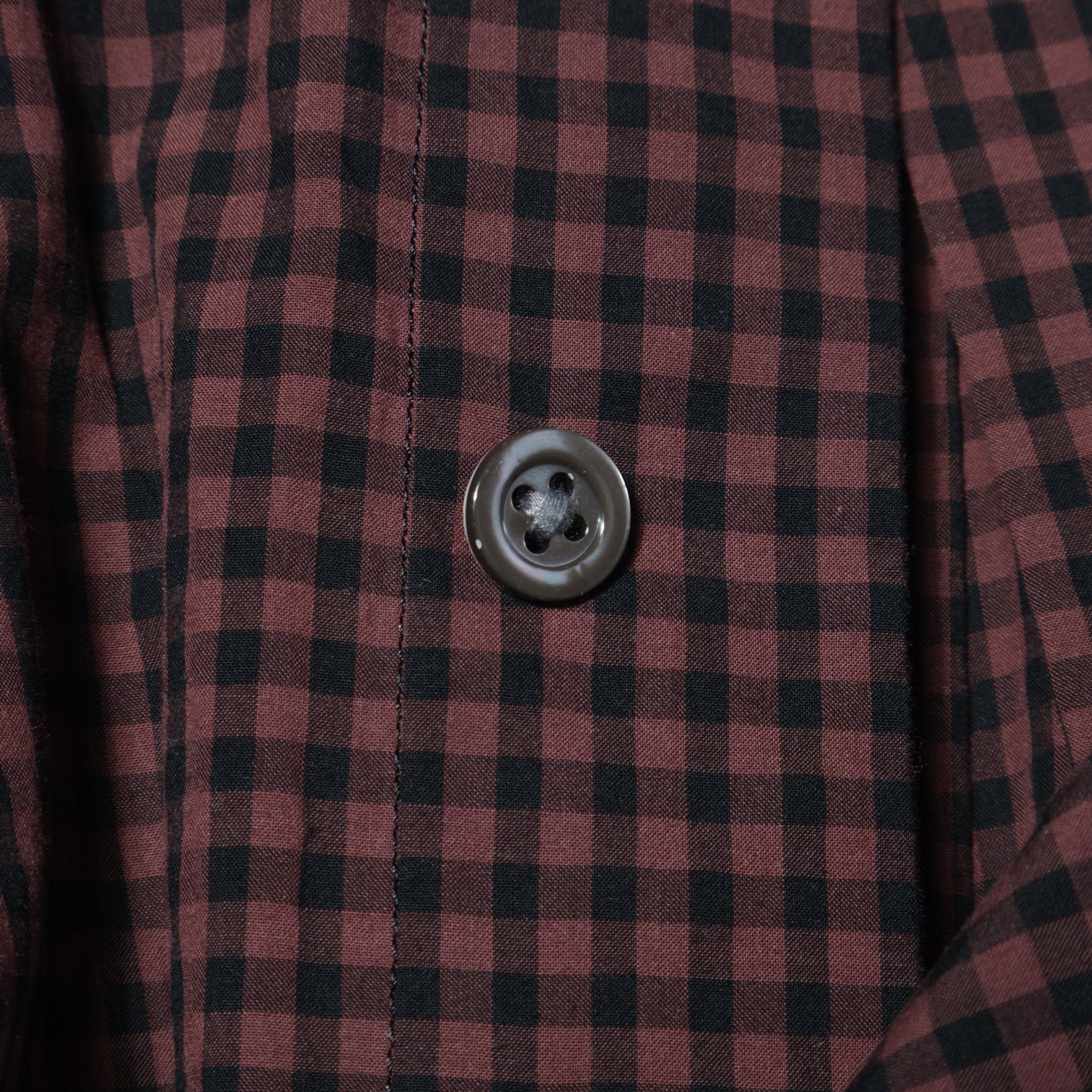 DRY GINGHAMCHECK COTTON SKIRT