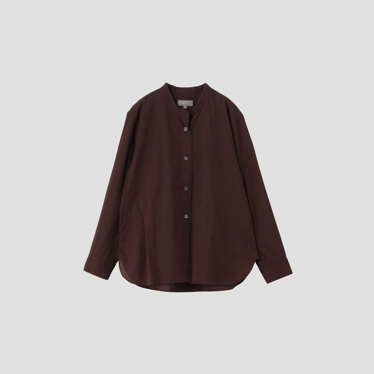PIECE DYED WASHED COTTON SHIRT