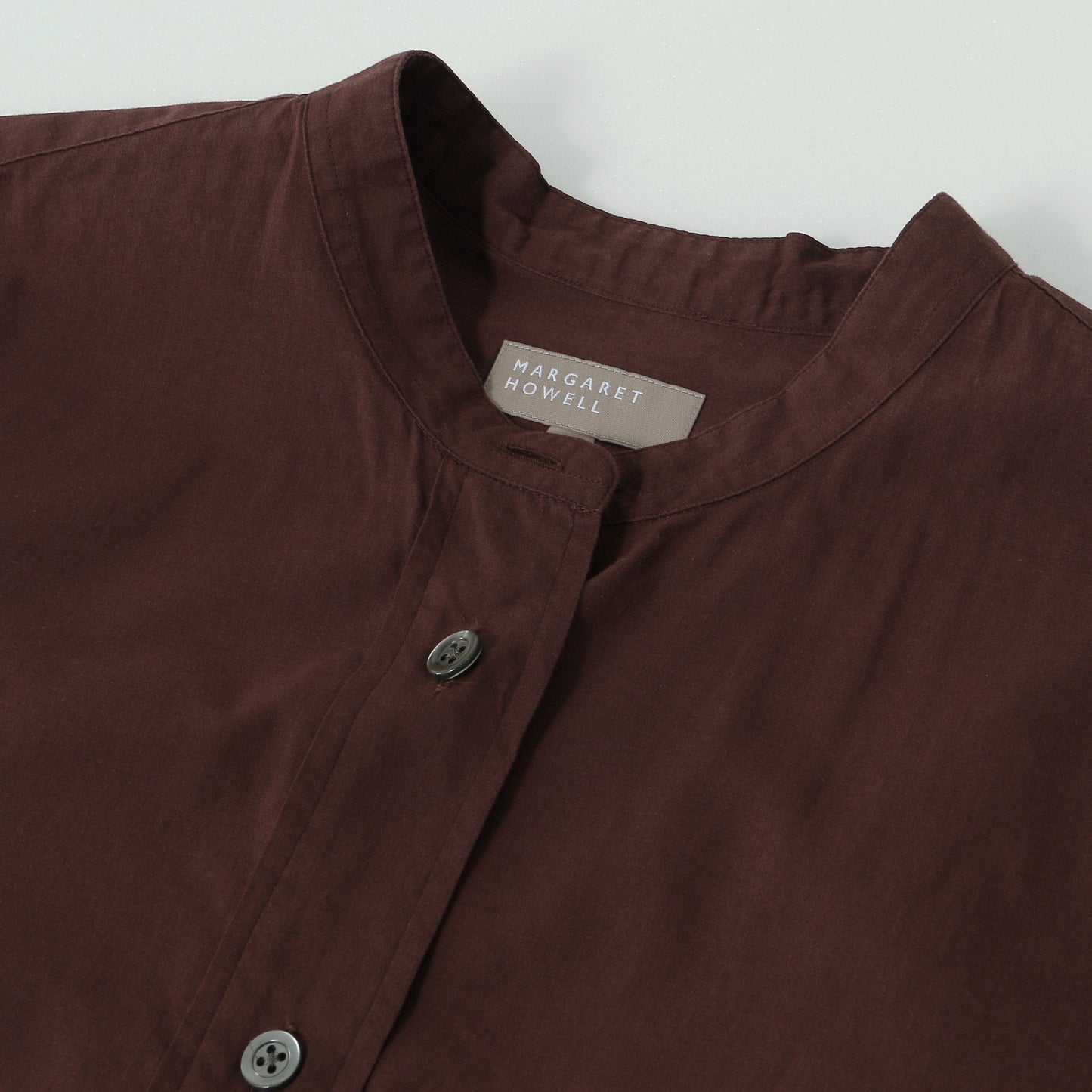 PIECE DYED WASHED COTTON SHIRT