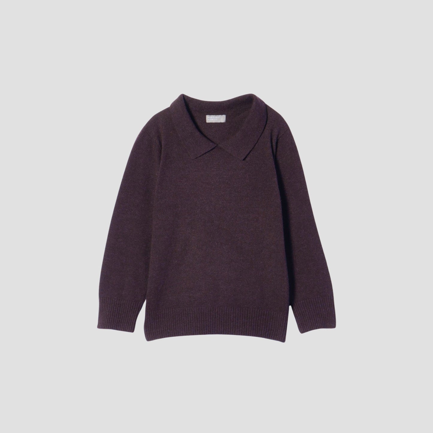 CASHMERE WOOL POLO JUMPER KNIT